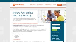 Renew Your Direct Energy Electricity Service Today