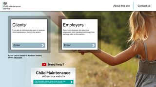 Welcome to Child Maintenance Service website