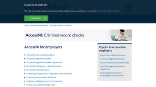 AccessNI for employers | nidirect