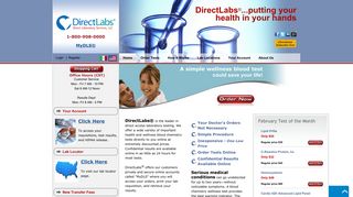 DirectLabs: Discount Online Blood Chemistry Tests & Results