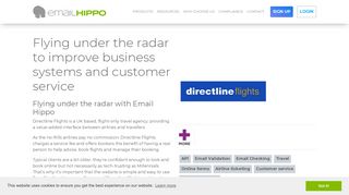 Directline Flights UK uses Email Hippo to improve service | Email Hippo