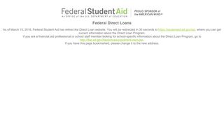 Federal Direct Loans - ED.gov