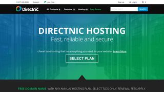 Directnic Hosting - Fast, reliable and secure