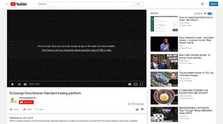 St.George Directshares Standard trading platform - YouTube