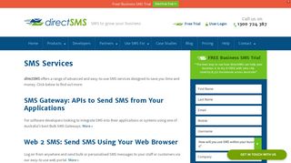 * SMS Services From directSMS