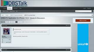 DIRECTV Application for iPhone 1.9.4 - Issues & Discussion | Page ...
