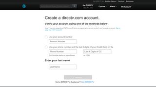 Create & Register Your DIRECTV.com Account | DIRECTV