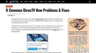 9 Common DirecTV Now Problems & Fixes - Gotta Be Mobile