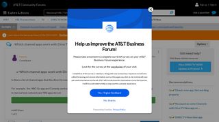Solved: Which channel apps work with DirecTV Now - AT&T Community ...