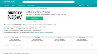 Get DIRECTV NOW with 60+ Channels for $35/mo. + 7-Day Free Trial