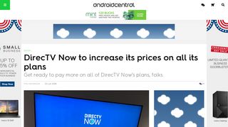 DirecTV Now to increase its prices on all its plans | Android Central