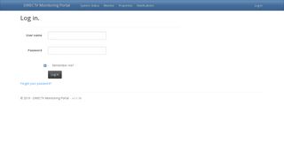 Log in - DIRECTV Monitoring Portal