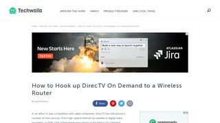 How to Hook up DirecTV On Demand to a Wireless Router | Techwalla ...