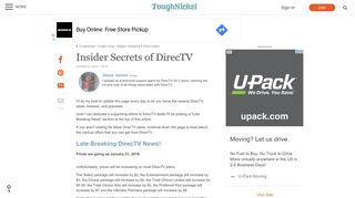 Insider Secrets of DirecTV | ToughNickel