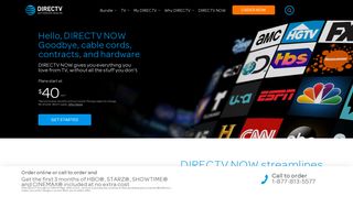 DIRECTV NOW Packages - $40/mo | New Customer - TV Offer