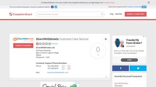 DirectWithHotels Customer Service, Complaints and Reviews
