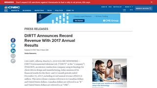 DIRTT Announces Record Revenue With 2017 Annual Results