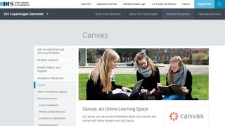 Canvas | DIS Copenhagen Semester - Study abroad in Scandinavia