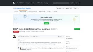DISA feels SSG login banner incorrect · Issue #2037 ... - GitHub