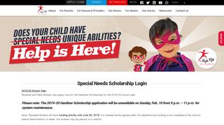 Special Needs Login | Step Up For Students