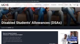Disabled Students' Allowances (DSAs) | Undergraduate, Postgraduate ...