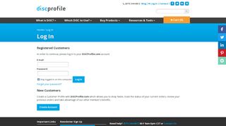 DiSC Profile - Log in to your DiSCProfile.com account