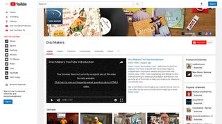 Disc Makers - YouTube