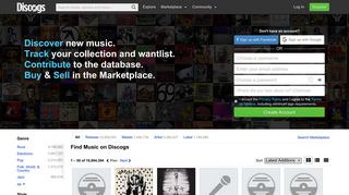 Discogs - Database and Marketplace for Music on Vinyl, CD, Cassette ...