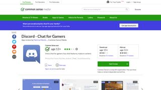 Discord - Chat for Gamers App Review - Common Sense Media