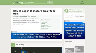 How to Log in to Discord on a PC or Mac: 12 Steps (with Pictures)