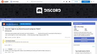How do I login to my Discord account using my Token? : discordapp ...