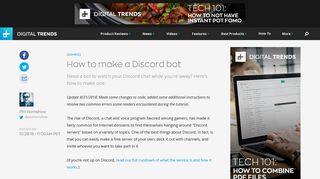 How to Make a Discord Bot | Digital Trends