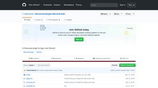A Discourse plugin to login over Discord - GitHub
