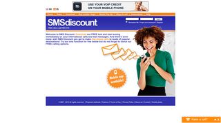 SMS Discount | Free international phone calls