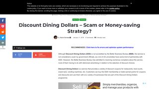 Discount Dining Dollars - Scam or Money-saving Strategy? - Appuals ...