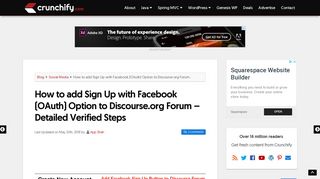 How to add Sign Up with Facebook (OAuth) Option to Discourse.org ...