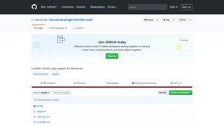 LinkedIn OAuth Login support for Discourse - GitHub