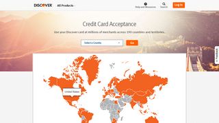 International Credit Card Acceptance | Discover
