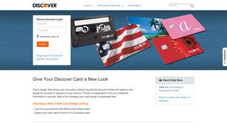 Choose Credit Card Designs | Discover