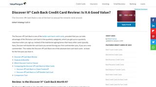 Discover it® Credit Card Review: Is It A Good Value? - ValuePenguin