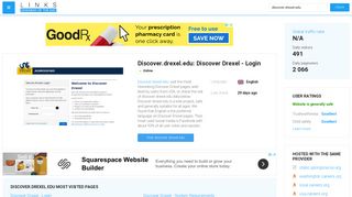 Visit Discover.drexel.edu - Discover Drexel - Login.