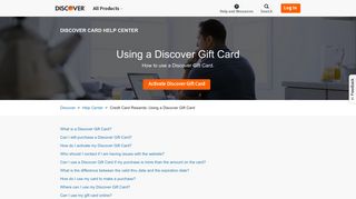 How Do I Activate a Discover Gift Card? | Discover