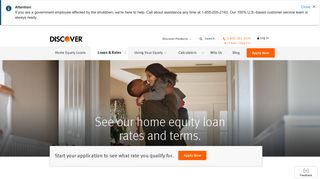 Home Equity Loans Rates - Discover Home Equity Loan - Fixed Rates