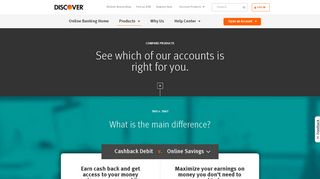 Compare Online Bank Accounts | Discover
