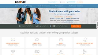 Student Loans for College | Discover Student Loans