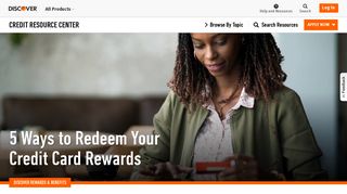 How to Redeem Credit Card Rewards | Discover