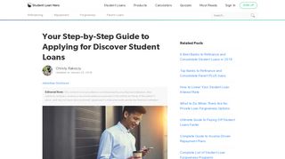 Here's How to Apply For Discover Student Loans | Student Loan Hero