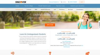 Undergraduate Student Loans | Discover Student Loans