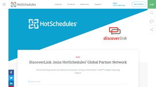 DiscoverLink Joins HotSchedules' Global Partner Network ...