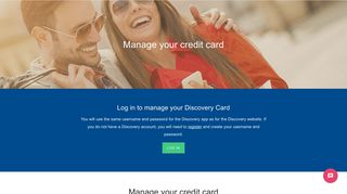 Manage Your Account | Discovery Card - Discovery
